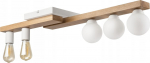 Lamkur Matte 50157 plafon lampa sufitowa 2x15W E27 3x5W G9 dąb/biały