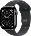 Apple Smartwatch Apple Watch 11 GPS + Cellular 46mm Slate Titanium Sport Band M/L Czarny  (MFD24ET/A)