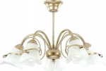 Luminex Lampa wisząca Luminex Lampa wisząca zwis Luminex 5x60W E14 złoty 0073