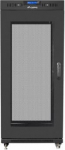 Lanberg Installation cabinet rack 19 27U 600x800 black, perforated door lcd (flat pack)