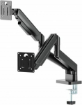 Gembird Desk arm for two monitors, adjustable, from 17 to 32 inches, load capacity up to 10 kg, black