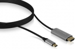 Icy Box Kabel USB Icy Box USB-C - HDMI 1.8 m Srebrny (IB-CB020-C)