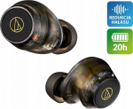 Audio-Technica Słuchawki Audio-Technica AUDIO-TECHNICA WIRELESS EARBUDS ATH-CKS30TW+TBK TRANSPARENT Juodas