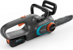 Gardena Cordless Chainsaw PowerSaw 250/18V P4A solo (grey/turquoise, without battery and charger, POWER FOR ALL ALLIANCE)