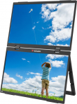 Verbatim Portable 15.6" FHD Dual Monitor Essentials Kaasaskantav monitor Must 39,6 cm (15.6") LCD 1920 x 1080 pikslit