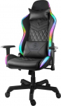Deltaco Fotel Deltaco gamingowy - Sk&oacute;ra PU, RGB (GAM-080)