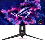 Asus ROG Swift OLED PG27AQDP PC lamekuvar 67,3 cm (26.5") 2560 x 1440 pikslit Quad HD OLED-ekraan Must
