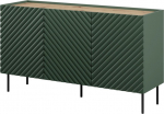 Cama Meble 3D2SZ ONDA chest of drawers 150x45xH85 green