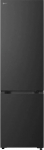 LG GBBS322CEV Refrigerator, C, Free-standing, Combi, Height 2.03 m, Net fridge 262 L, Net freezer 113 L, Black