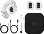 Logitech G 981-001269 headphones/headset Wireless Head-band Gaming Bluetooth White