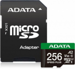 Adata microSD Speed Plus card 256GB UHS1 U3 V30 A2 180/160 MB/s