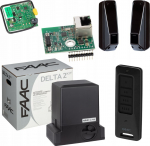 Faac Zestaw Delta 2 SMART - 740 (Wi-Fi+LAN+BLE) do 500kg bram przesuwnych
