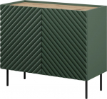 Cama Meble 2D chest of drawers ONDA 98x45xH85 green