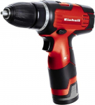 Einhell cordless drill TH-CD 12-2 Li, 12V&nbsp;(red / black, Li-ion battery pack 1.3Ah)