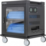 Manhattan 180948 kaasaskantavate seadmete halduss&uuml;steemi k&auml;ru ja kapp Kaasaskantav seadmehaldusk&auml;ru Must