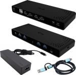 I-Tec CADUA4KDOCKPDB100 s&uuml;learvuti dokk ja pordireplikaator Juhtmega &uuml;hendatud USB 3.2 Gen 1 (3.1 Gen 1) Type-C Must