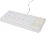 Genesis Thor 230 TKL klaviatuur M&auml;ngimine USB + RF Wireless + Bluetooth QWERTY Valge