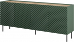 Cama Meble 4D2SZ ONDA chest of drawers 200x45xH85 green