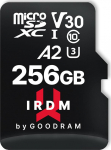 Goodram Karta GoodRam IRDM M2AA MicroSDXC 256 GB Class 10 UHS-I/U3 A2 V30 (IR-M2AA-2560R12)