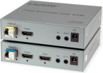 Roline Przedłużacz KVM ROLINE przez światłow&oacute;d, HDMI 4K, USB, 20 km