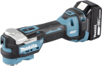 Makita cordless multifunction tool DTM52T1JX2, 18V (blue/black, Li-ion battery 5.0 Ah, MAKPAC)