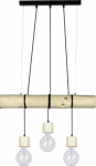 Spotlight Lampa wisząca Spotlight Lampa sufitowa kremowa Spotlight Trabo Pino drewniana 68315350