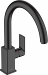Hansgrohe Bateria kuchenna Hansgrohe Vernis Shape M35 stojąca czarna matowa (71871670)