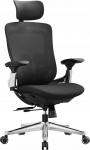 Songmics Krzesło biurowe Songmics Ergonomiczne regulowane krzesło biurowe rozkładane biurko - przednie lub tylne regulowane siedzenie - Obsługa do 150 kg - Black