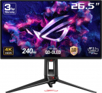 Asus ROG Swift OLED PG27UCDM PC lamekuvar 67,3 cm (26.5") 3840 x 2160 pikslit 4K Ultra HD QD-OLED Must