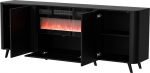Cama Meble Cama Volare chest of drawers 200 x 39 x 75 cm black + fireplace