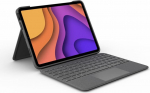 Logitech Logitech Folio Touch - Tastatur und Foliohulle - mit Trackpad - hinterleuchtet - Apple Smart connector - QWERTZ - Schweiz - Oxford Gray - fur Apple 10.9-inch iPad Air (4. Generation, 5. Generation)