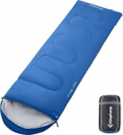 King Camp Śpiw&oacute;r Turystyczny KING CAMP Oasis 250 Niebieski Lewy