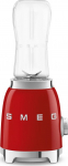 Smeg Blender kielichowy Smeg PBF01RDEU mini mix&eacute;r, 300 W, 2 programy, 22000 RPM, nierdzewne podw&oacute;jne ostrze, czwarty