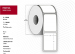 Capture Label 60x25 - Core 40. White.