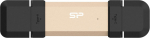 Silicon Power DS72 USB flash drive 500 GB USB Type-A / USB Type-C 3.2 Gen 2 (3.1 Gen 2) Gold