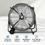 Vidaxl Wentylator bębnowy z kołem 79 x 37 x 82 cm Aluminium Lumarko!