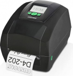 Custom LABEL PRINTER D4 202 DISPLAY USB RS232 BLACK