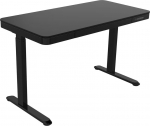 Tuckano Desk with electric height adjustment ET119W-C Black. Desk surface dimensions 120 x 60cm.