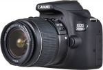 Canon EOS 2000D BK 18-55 IS II EU26 SLR-kaamera komplekt 24,1 MP CMOS 6000 x 4000 pikslit Must