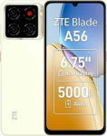 ZTE Blade A56 - 4G Smartphone - Dual-SIM - RAM 4 GB / Interner Speicher 64 GB - microSD slot - 6.75'' - 1600 x 720 Pixel (90 Hz) - Triple-Kamera 13 MP, 0.08 MP, 0,08 MP - front camera 8 MP - floating gold