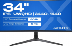 Japannext 86,4cm JN-IPS340UWQHD60C-C65W-HS-W curved UWQHD