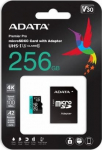 Adata Karta ADATA Premier Pro MicroSDXC 256 GB Class 10 UHS-I/U3 A2 V30 (AUSDX256GUI3V30SA2-RA1)