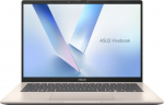 Asus Vivobook 14 X1407QA-LY045W Copilot+ PC Snapdragon X1-26-100 S&uuml;learvuti 35,6 cm (14") WUXGA 16 GB LPDDR5x-SDRAM 512 GB SSD Wi-Fi 6E (802.11ax) Windows 11 Home Kuld