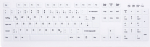 Cherry Klawiatura Cherry CHERRY AK-C8100F-FUS-W/GE klawiatura RF Wireless QWERTZ Niemiecki Biały