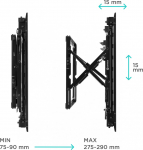 Onkron TV/VIDEO ACC WALL MOUNT/PRO7G-B ONKRON