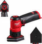 Milwaukee Szlifierka Milwaukee Milwaukee M12FDSS-0B Cordless Vibrating Sander 12 V 88.8 x 63.5 cm (4933479680) - without battery, without charger