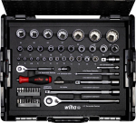 Wiha Zestaw narzędzi Wiha Wiha socket wrench and bit set 1/4 and 1/2, 60 pieces (with 2 ratchets and plug-in handle, in L-BOXX)