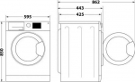 Indesit Pralka Indesit Pralka INDESIT MTWSE 61294 WK EE