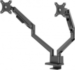 Neomounts DS70-250BL2 NEXT Slim double display 17-32inch 75x75-100x100 9kg 5lat Gw Gas Spring