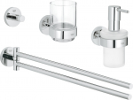 Grohe 40846001 Essentials Master vannitoatarvikute komplekt 4-in-1